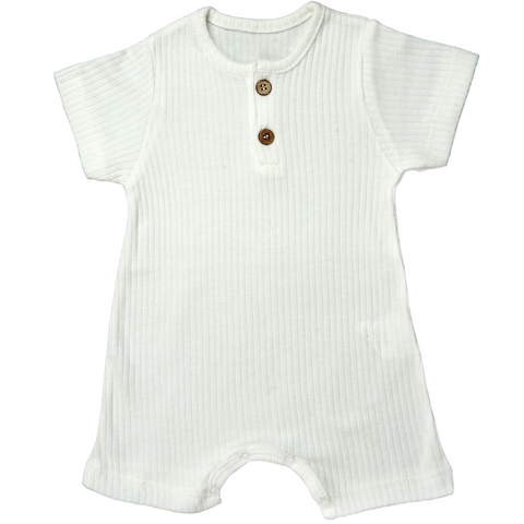 Ecru Short Jumpsuit