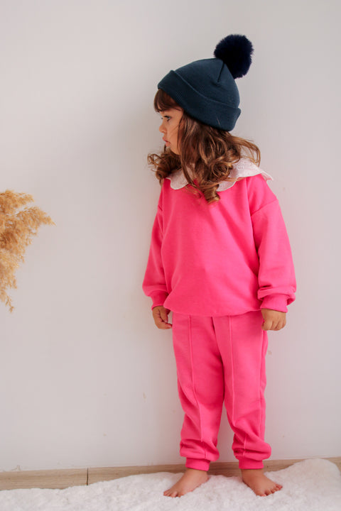 Navy Blue Single Pom Pom Beanie